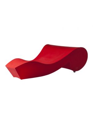 Slide Poltrona Chaise-Lounge Rococò in polietilene